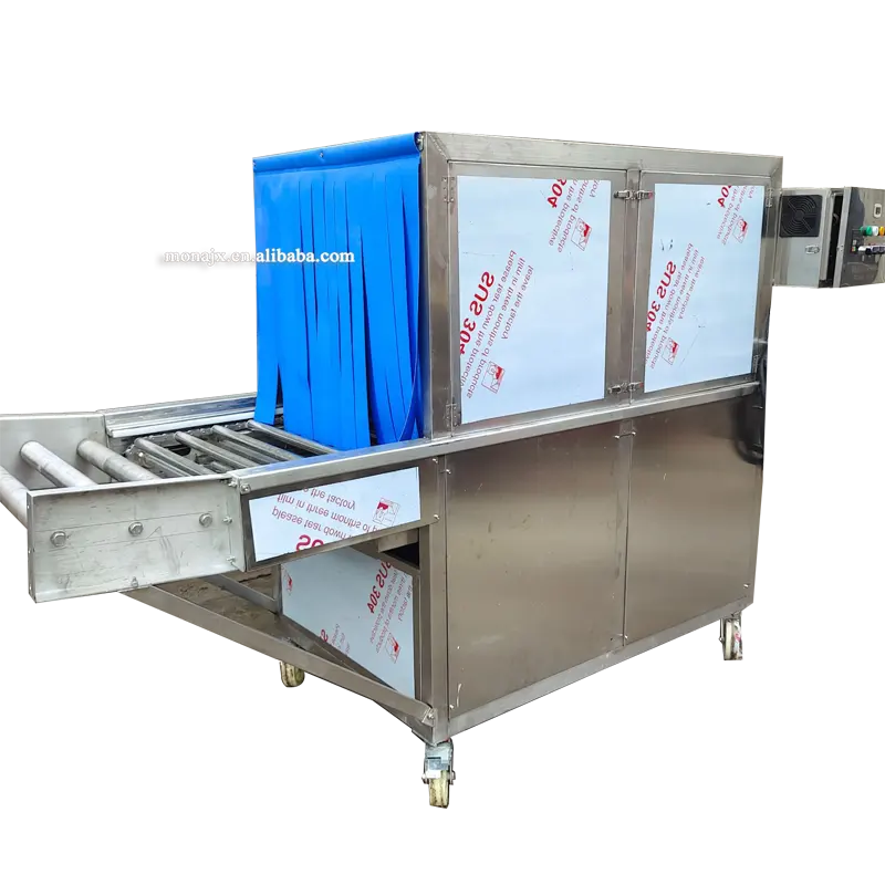 자동 고효율 외부 포장 상자 물류 포장 살균기 콜드 체인 냉동 식품 육류 소독 기계