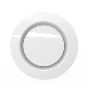 Rejilla de registro de plástico ABS blanco moderno de 80mm, <span class=keywords><strong>cubierta</strong></span> de ventilación de <span class=keywords><strong>aire</strong></span> <span class=keywords><strong>acondicionado</strong></span> para oficina al <span class=keywords><strong>aire</strong></span> libre, sótano, almacén, redondeado fresco - Product Image 6