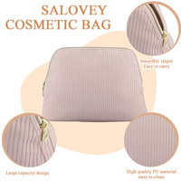 Sacs à cosmétiques en cuir PU caoutchouteux en plastique bien fait Best-seller Sac cosmétique non toxique Trousse de toilette à fissuration complète