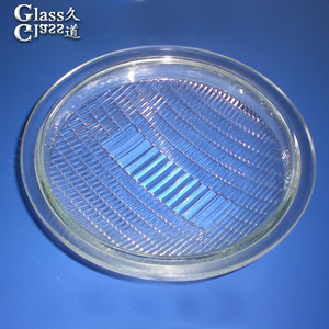 Cubierta de Lámpara de Vidrio Texturizado Antideslumbrante con Patrón en Relieve para Luces de Techo Decorativas de <span class=keywords><strong>Hotel</strong></span> - Product Image 4