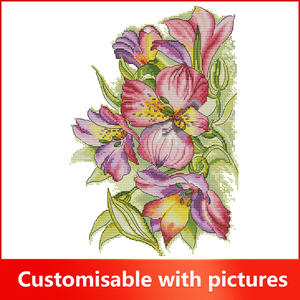 NKF ชุดของขวัญงานปักผ้าไอริส2<span class=keywords><strong>ไอ</strong></span><span class=keywords><strong>ริ</strong></span><span class=keywords><strong>ส</strong></span>ครอสติ<span class=keywords><strong>ส</strong></span>ประดับบ้านชุดของขวัญงานถักโครเชต์ชุดของขวัญแบบทำมือ DIY - Product Image 2