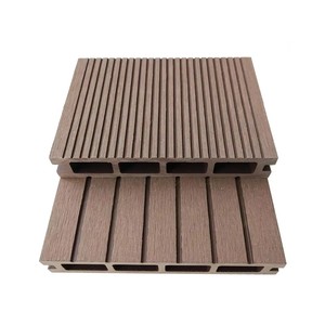Impermeabile Anti-scivolo WPC composito scanalato Decking PVC compensato pavimenti per uso esterno con venature di legno trattamento superficiale - Product Image 3