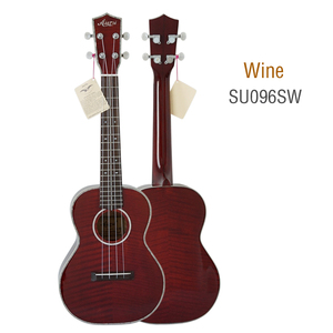 Ukelele Tenor de Alta Calidad de 26 Pulgadas, Marca Aiersi, Precio al por Mayor, Instrumento Musical con Cuerdas de <span class=keywords><strong>Guitarra</strong></span> Hawaiana, Color Arce Flameado Rizado - Product Image 3