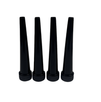 Tube conique en plastique de haute qualité de 100 mm avec bouchons à pression et à rotation, utilisé pour l'emballage alimentaire, bouteille en plastique