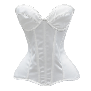 Haut de corset élégant sans bretelles, coupe cœur, avec broderie florale ajourée et corsage en dentelle, à baleines pour sculpter la taille, pour style bohème nuptial - Product Image 5