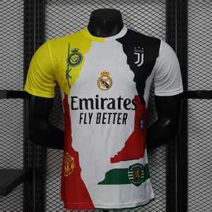 <span class=keywords><strong>Maillot</strong></span> Personnalisé en Gros Brodé 2526 Joueur Jacquard Real Madrid Manchester City Inter Miami Monterrey Flamengo Spécial en Poly Maille pour Adulte - Product Image 4