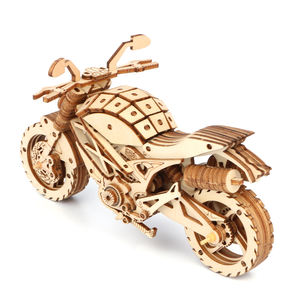 Nouveau MAYBEARS Ensemble de puzzles en <span class=keywords><strong>bois</strong></span> 3D éducatif, modèle de <span class=keywords><strong>moto</strong></span> à construire soi-même, blocs de construction STEM, jouets pour enfants de 8 ans et plus, 3 étoiles, cadeau décoratif - Product Image 6