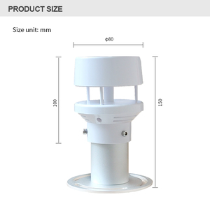 Anemómetro inteligente de bajo costo y bajo consumo, estación meteorológica blanca, salida de 5V CC RS485, Sensor ultrasónico de dirección de velocidad del viento - Product Image 5