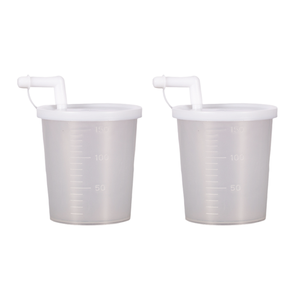 Vaso Degao de 150 ml con Escala Graduada, Antiderrames y con Pajita, Diseño Anti-Asfixia para Pacientes Postrados en Cama y Discapacitados - Product Image 5