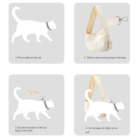 Sac de transport pour animaux de compagnie, respirant, produits de voyage, sac pour chat, panier de transport pour filles et femmes, sac à bandoulière pour animaux de compagnie, sac pour chien