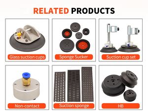 ラウンドベローズサクションカップ真空パッドSABサクションカップ、1.5倍ダイナミックハンドリング吸盤産業用空気圧ロボット用 - Product Image 5