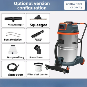 Nuovo HIJIE TD100MF aspirapolvere elettrico industriale umido/secco 220V polvere pulizia 4500W 2 anni di garanzia - Product Image 5