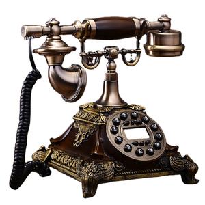 Décoration de maison à vendre la meilleure qualité européenne cordon fantaisie avec carte Sim Modem vieux téléphone Antique Style rétro téléphone fixe - Product Image 1