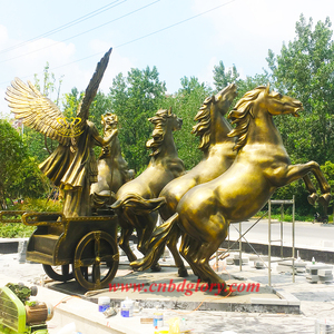 Grand chariot Apollo en bronze Sculpture Mode <span class=keywords><strong>et</strong></span> techniques de moulage en métal sur le thème des animaux - Product Image 4