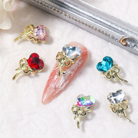 Adornos de Uñas 3D Coloridos con Forma de Varita Mágica, Estilo Sailor Moon, Mariposa de Aleación, Marca YUCAGCI, Accesorios para Uñas al por Mayor