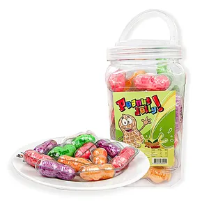 Fudge Mix Erdnuss förmige Süßigkeiten Snacks Einzeln verpackt Bulk Gummy Candy