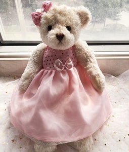 Personalizzabile orsacchiotto giocattolo per il bambino morbido peluche regali di nozze ragazzo e ragazza coppia con vestiti pieni di cotone PP - Product Image 1
