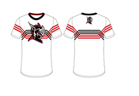 Fabricant de t-shirts personnalisés à faible MOQ, impression intégrale, sublimation DTF, mélange de fibres, uniforme personnalisé pour équipe, t-shirt de sport pour homme, sublimation
