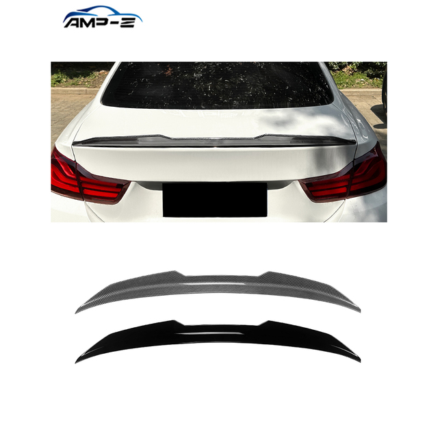 AMP-Z F32 Gloss Black PSM Style Rear Ducktail Spoiler Auto Body Tunning for BMW 4 Series F32 2014-2020 Car Accessories