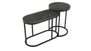 Juego de 2 Mesas de Centro Modernas y Duraderas Estilo Farmhouse, Fáciles de Ensamblar, Muebles de Sala de Estar, Mesa de Centro Económica de Madera para Sala de Estar - Product Image 3