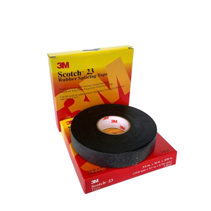 Ruban <span class=keywords><strong>de</strong></span> raccordement en caoutchouc 3M Super 23 0,76 mm 69 kV pour l'isolation des câbles - Product Image 1