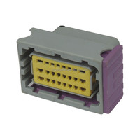 Connecteur automobile femelle Tyco 1743098-8 bleu à 42 broches pour connexion électrique