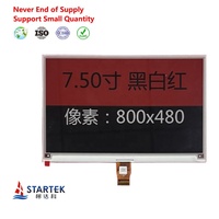 Layar E-Ink EPD 7,5 Inci Hemat Daya Resolusi 800*480 Antarmuka SPI Layar E-Paper