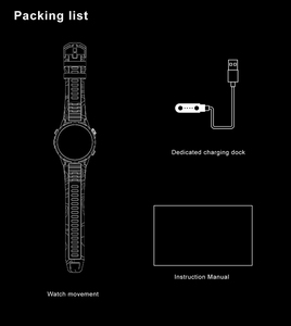 <span class=keywords><strong>Smartwatch</strong></span> <span class=keywords><strong>GPS</strong></span> DT G10 Offline <span class=keywords><strong>con</strong></span> Impermeabilità 3ATM, Batteria da 500mAh, Bussola, Monitoraggio della Salute, per Sport e Attività all'Aperto - Product Image 5