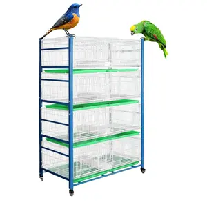Birdcage Stainless Steel Bird Cage Large Hanging Parrot Breeding