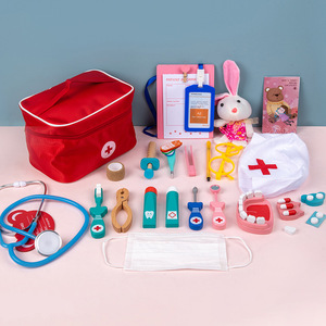 Kit Dental de madera educativo interactivo para niños, juguete para niños, caja de Medicina de chequeo por inyección, juego de juego hecho a mano - Product Image 4