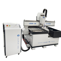 Routeur CNC portable de bureau Leedercnc 60x60 pour la découpe d'aluminium, de plastique, de PVC et de plexiglas, idéal pour les loisirs créatifs et l'usage domestique (modèle 2026)