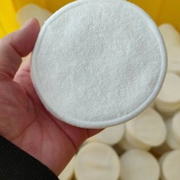 Tampons démaquillants lavables en coton de bambou bio, réutilisables, écologiques, avec charbon de bois, emballage en boîte artisanale