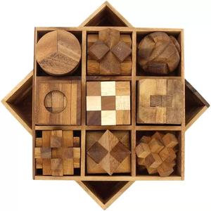Boîte de puzzle en bois pour jeux éducatifs - Product Image 6
