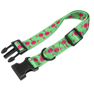 Nouvelle innovation personnalisée en vente en gros collier de luxe mignon pour animaux de compagnie en polyester de sublimation double face avec collier de <span class=keywords><strong>chien</strong></span> réglable - Product Image 5