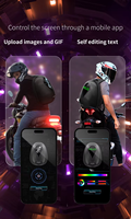 Mochila Moderna Knight con Pantalla LED, Carcasa Rígida, Negra, de Algodón y Silicona, Cierre de Cremallera, Clasificación IP54, Garantía de 3 Años para Automóvil
