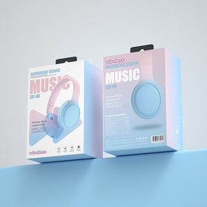 Auriculares de color degradado <span class=keywords><strong>Recarga</strong></span> auriculares inalámbricos Auriculares para juegos de música Llamadas clases en línea Auriculares con batería de larga duración - Product Image 3