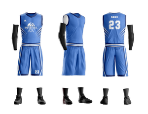 Desain Jersey Basket Latihan Bolak-Balik Bordir Kustom Grosir, Seragam Jaring Sublimasi Kosong 2024-2025 - Product Image 6