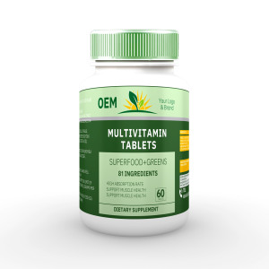 Vitaminas y Minerales Complejos naturales Tabletas multivitamínicas nutritivas para mujeres Embarazo multivitamínico - Product Image 1
