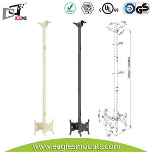 Phẳng Màn hình hiển thị <span class=keywords><strong>LCD</strong></span> LED mở rộng Telescopic nghiêng xoay <span class=keywords><strong>TV</strong></span> Trần Treo Chân Đế núi truss trở lại trở lại - Product Image 4