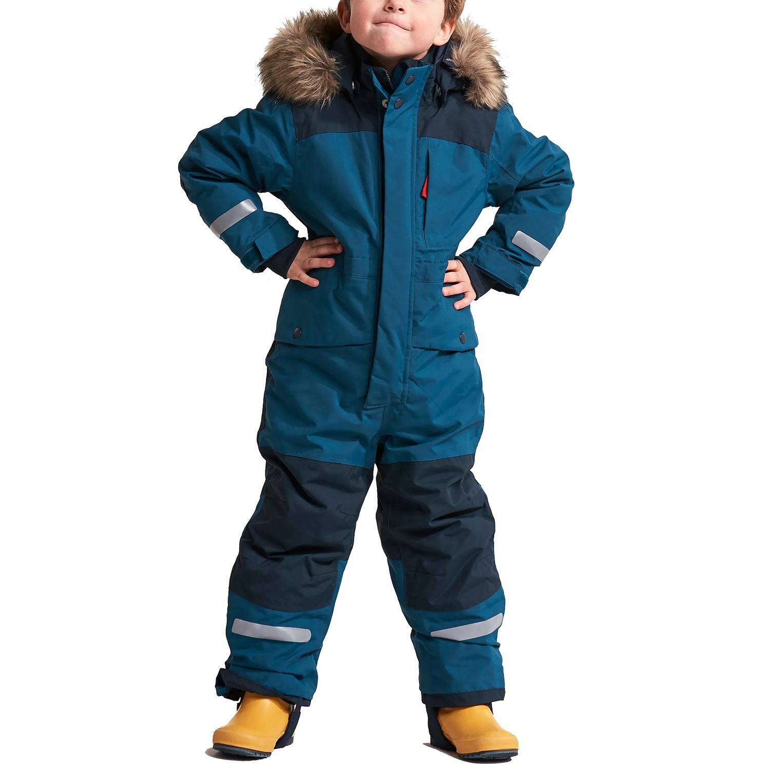 100 Authentic JiAmy Baby Winter Snowsuit Toddler One Piece Romper with