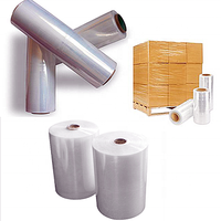 Rouleau de film étirable jumbo en LLDPE de 50 kg, film d'emballage protecteur en plastique souple, épaisseur de 50 microns, largeur de 500 mm pour machine de rembobinage