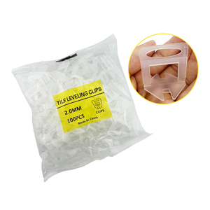 Clips <span class=keywords><strong>de</strong></span> nivellement <span class=keywords><strong>de</strong></span> carreaux réutilisables en plastique, 2.0MM, 100 pièces, entretoises pour l'installation <span class=keywords><strong>de</strong></span> carreaux <span class=keywords><strong>de</strong></span> sol et <span class=keywords><strong>de</strong></span> mur, pour la construction et la rénovation <span class=keywords><strong>de</strong></span> la maison - Product Image 1