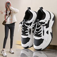 Chaussures montantes épaisses et chaudes pour femmes, style coréen, nouvelle collection hiver, avec doublure épaisse, pour le sport et le quotidien