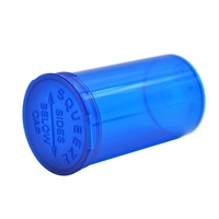 Flacon à pilules à ouverture sécurisée pour enfants, 6dr 13dr, jetable, recyclable, écologique, portable, flacons pharmaceutiques en plastique PP