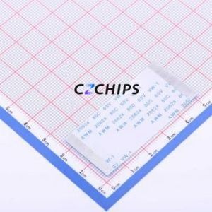 JS05A-45P-050-4-8 FFC Cable (Flexible Flat Cable) P=0.5mm Connector 45P 0.5mm 0.3mm Non-Inverting - Product Image 1