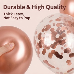 <span class=keywords><strong>Palloncini</strong></span> in Lattice Oro Rosa con Paillettes Spesse da 18 Pollici per Feste di <span class=keywords><strong>Halloween</strong></span>, Forniture per Lauree, Decorazioni e <span class=keywords><strong>Allestimenti</strong></span> per Auguri di Pronta Guarigione - Product Image 5