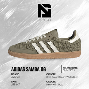 Adidas Wmns Samba Og 'knit Pack - Orbit Green' รองเท้าลำลองสำหรับผู้หญิงสุดหรู - Product Image 6