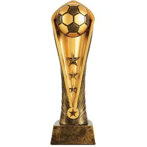 Trofeo Sportivo di Calcio in Colore Oro Antico - Product Image 1