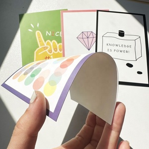 Kleurrijke Afdrukken Custom Logo Ansichtkaarten Cadeau Bruiloft Uitnodigingskaarten Kleine Visitekaartjes Wenskaart Voor Promotie - Product Image 4