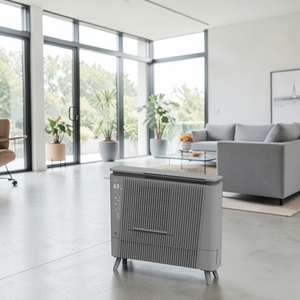 DDV052E สำหรับเครื่องลดความชื้นในอากาศแบบรีโมทคอนโทรลในสำนักงาน ถังต้านเชื้อแบคทีเรียแบบบางพิเศษ - Product Image 1